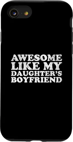 Vista 18 de Awesome Like My Two Daughters Boyfriend Funny Mom Dad Parent Case for iPhone 16