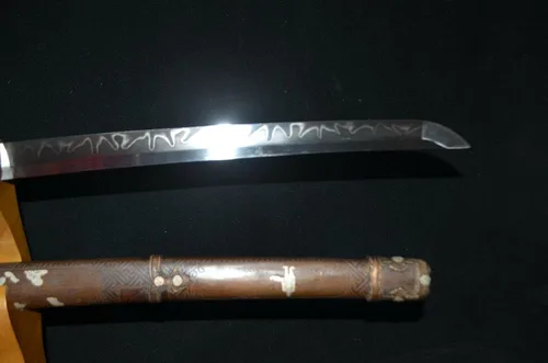 Vista 6 de Espada samurái japonesa coleccionable hecha a mano con espiga completa Katana