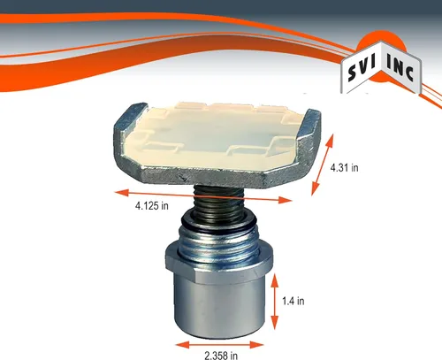 Vista 2 de Base de adaptador de almohadilla de uretano (unidad individual) incluye almohadilla - para muchas marcas/modelos BH-7232-01UPB