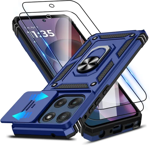 Vista 126 de ATUMP for Moto G-Play-2024 Case with Camera Lens Cover & HD Screen Protector(2 Pcs), [10FT Military Grade Drop Protection] Magnetic Ring Holder