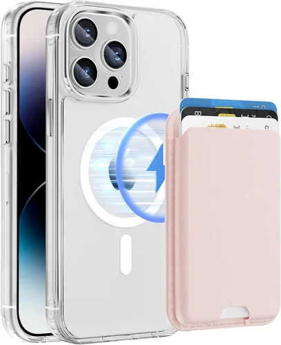 Vista 35 de Funda magnética para iPhone 12 Pro Max, cartera magnética desmontable con soporte para tarjetas, [compatible con MagSafe] grado militar, a prueba
