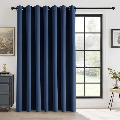 Vista 50 de RYB HOME Cortinas portátiles para puerta con privacidad, cortinas opacas y aislantes térmicas para dormitorio, armario, sala de estar, comedor, Beige