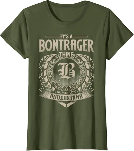 Vista 20 de Camiseta vintage It's A BONTRAGER Thing You Wouldn't Understand Name, Negro