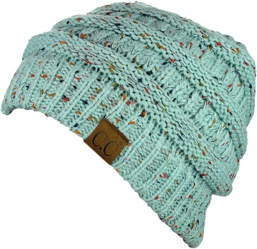 Vista 575 de C.C Trendy Warm Chunky Soft Stretch Cable Knit Beanie