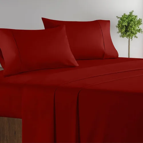 Vista 8 de Juego de ropa de cama de 4 piezas de 800 hilos, 100% algodón, tamaño individual, color negro, sábana bajera ajustable de algodón de fibra larga, se