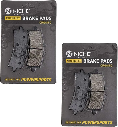 Vista 6 de NICHE Juego de pastillas de freno para Suzuki GSXR600 GSXR750 Hayabusa Kawasaki Ninja ZX10R Ducati 1098 Front Organic