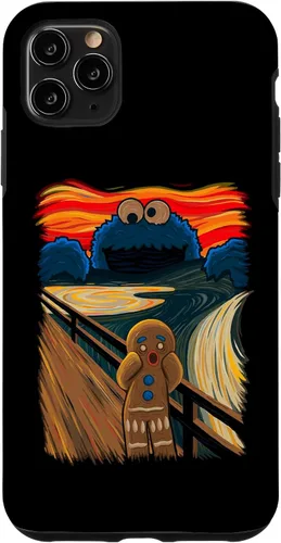 Vista 13 de Cookie Muncher The Scream Munch Monster Joke Funda para iPhone 17