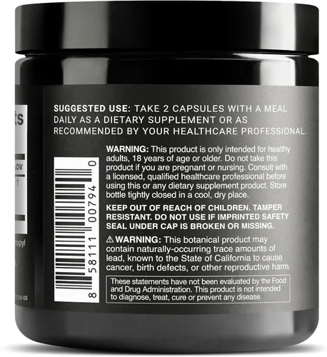 Vista 7 de Toniiq Cápsulas de hongos de cola de pavo - Ultra alta potencia con 20% de beta-glucanos - altamente concentradas - Probado en laboratorio