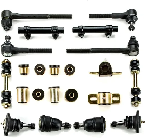 Vista 7 de Andersen Restorations - Kit de reconstrucción de suspensión frontal de poliuretano negro compatible con Chevrolet Chevy II/Nova OEM Spec reemplazos