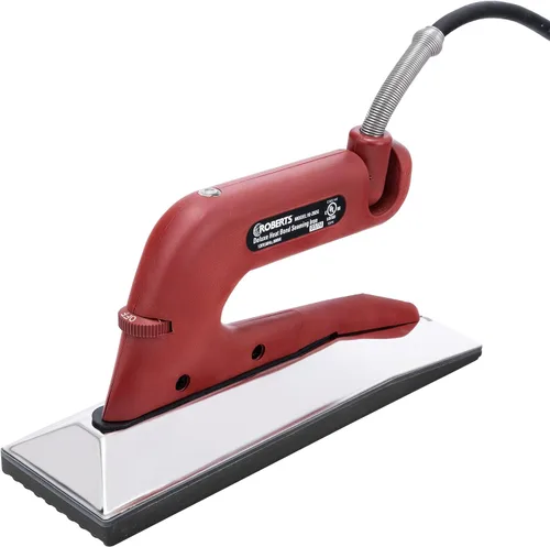 Vista 5 de Roberts 10-282G-2 Deluxe Heat Bond - Plancha para alfombras con base acanalada antiadherente, color rojo