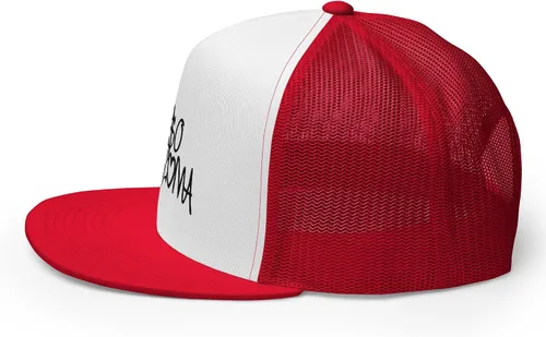 Vista 6 de Corridos Belicos Gorra de camionero con corona alta, gorra ajustable con pico plano Corridos Tumbados