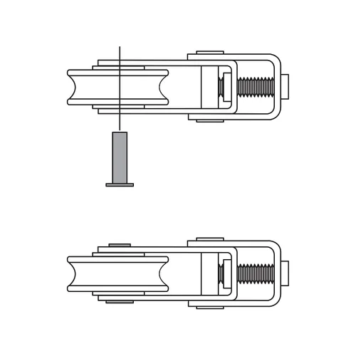 Vista 10 de Prime-Line D 1799 Kit de reemplazo de rodillos para puerta de patio, 1-1/2 pulgadas, paquete de 2