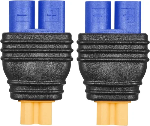 Vista 12 de EC3 conector macho a EC5 hembra conector adaptador para RC Lipo batería EC3 a EC5 adaptador (2 unidades)
