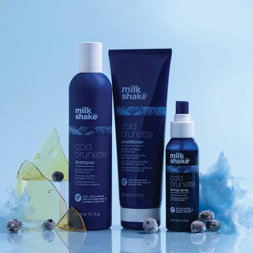 Vista 9 de milk_shake Cold Brunette Shampoo Cools Warm Undertones