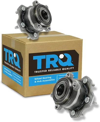 Vista 155 de TRQ Juego de 2 rodamientos de rueda delantera y conjunto de cubo compatible con Tesla 3 2020 Y 2018-2019 para Tesla 3 2020 Tesla Y AWD 2018-2019