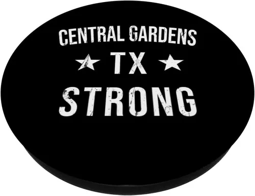 Vista 2 de Central Gardens TX Strong Hometown Souvenir Vacation Texas PopSockets Swappable PopGrip