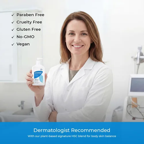 Vista 7 de Ceramedx - Loción corporal restauradora Loción de ceramida natural para pieles secas y sensibles Sin crueldad, vegana y sin fragancia 12 onzas