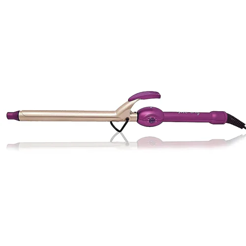 Vista 10 de Mr Big Curling Iron, Junior con barril de 8 pulgadas, rizadores de estilo XL más largos para cabello largo, cerámica triple plateada, rizos