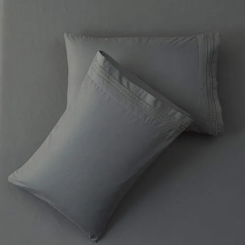 Vista 4 de SONORO KATE Juego de sábanas de cama de microfibra súper suave de 1800 hilos, sábanas egipcias de lujo con bolsillo profundo de 16 pulgadas Gris