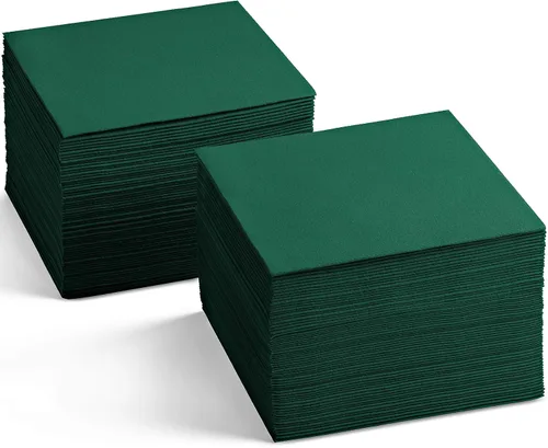 Vista 22 de Servilletas de cóctel desechables con tacto de lino, paquete de 200 servilletas de papel AMETHYST de 5 x 5 pulgadas para bar, restaurante y Amatista