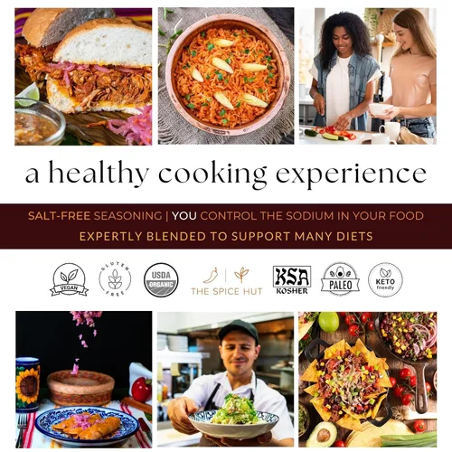 Vista 6 de Mezcla orgánica de condimentos de Yucatán, sin sal, auténtica mezcla de condimentos mexicanos latinoamericanos para cocinar pollo a la parrilla
