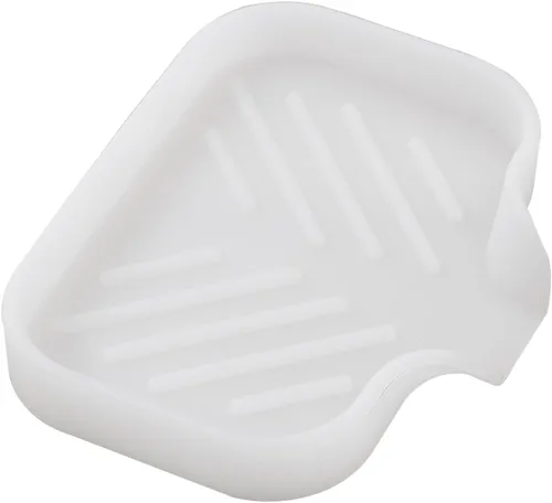 Vista 48 de MicoYang Jaboneras de Baño de Silicona con Boquilla de Drenaje - Organizador de Fregadero de Baño y Cocina, Soporte para Esponja, Bandeja de Jabón