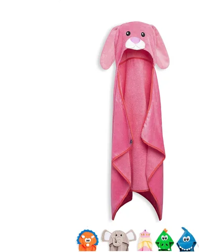 Vista 10 de Toalla de animal con capucha calidad premium: ultra suave, súper absorbente, XL 49 x 28 pulgadas, para niños y bebés, para baño, playa, piscina