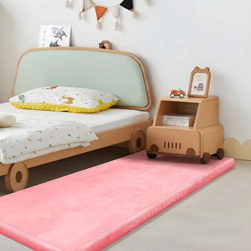 Vista 74 de Tapete de juego de 2 pulgadas de grosor para bebés y niños, tapete acolchado extra seguro, anticaídas, antideslizante, repelente al agua, tapete