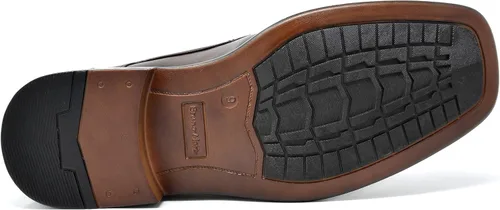 Vista 7 de Bruno Marc Zapatos de vestir clásicos de negocios con punta cuadrada para hombre