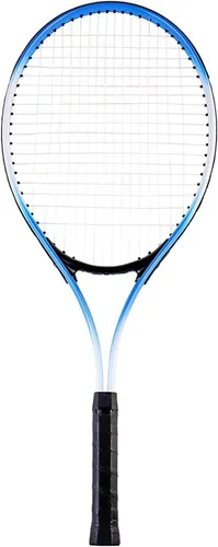 Vista 4 de Raqueta de tenis, raqueta de tenis para adultos con bolsa de transporte de 27 pulgadas, raqueta de tenis individual, raqueta de tenis para Azul