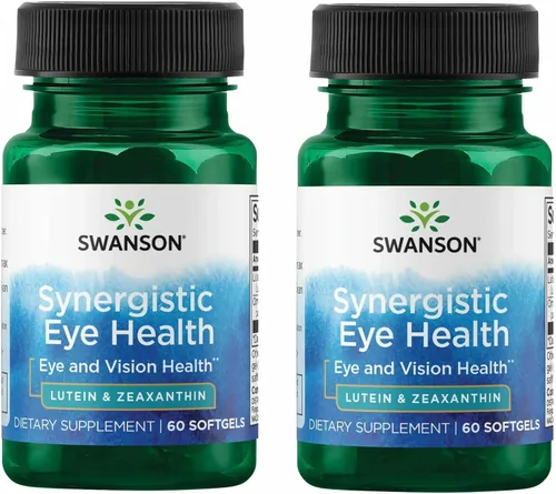 Vista 10 de Swanson Synergistic Eye Health - Suplemento de luteína y zeaxantina - 60 cápsulas blandas - Lutemax Luteína 20 mg y OmniXan Zeaxantina 2 mg