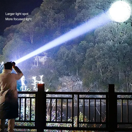 Vista 6 de LED Headlamp, Rechargeable Wearable Motion Sensor Headlight with LCD Screen for Outdoor Camping Cycling Hiking Fishing