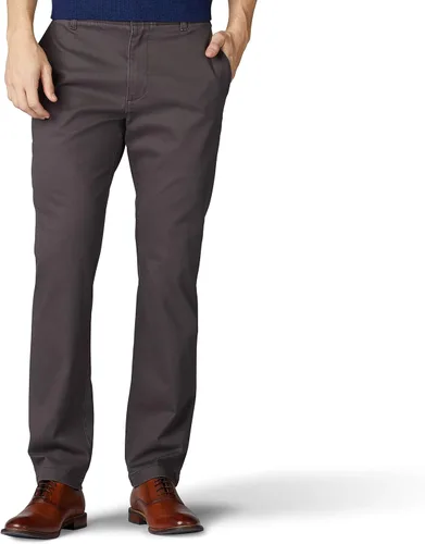 Vista 8 de Lee Pantalón de frente plano, calce recto y delgado para hombre Extreme Motion Negro