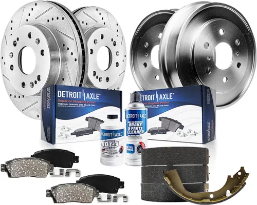 Vista 9 de Detroit Axle - Kit de freno delantero para Ford F-150 2010-2011, Ford Expedition Lincoln Navigator 2010-2021, repuesto de pastillas de freno