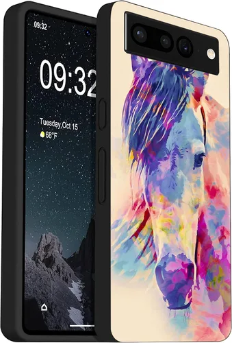 Vista 6 de Compatible con Google Pixel 6, estética, Sunrise Beach Blue Waves suave TPU a la moda, delgada, a prueba de golpes, fundas protectoras para mujeres