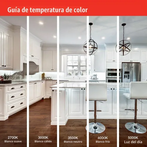 Vista 4 de Juno Luz empotrable LED de 6 pulgadas, CCT 5 en 1, borde plano ultrafino Negro mate