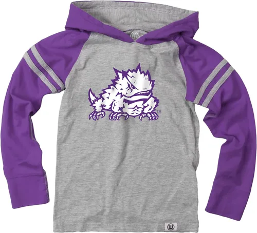 Vista 7 de Wes and Willy - Sudadera con capucha de manga larga para niños de universidad con rayas