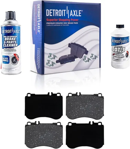 Vista 118 de Detroit Axle - Pastillas de Freno Delantero para Nissan Altima Maxima Sentra 350Z Cube Juke Versa INFINITI G35 I30 I35 Suzuki SX4 Crossover