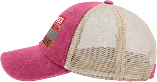 Vista 3 de Father The Man The Myth The Legend Hat for Mens Baseball Caps Funny Washed Ball Cap Cotton