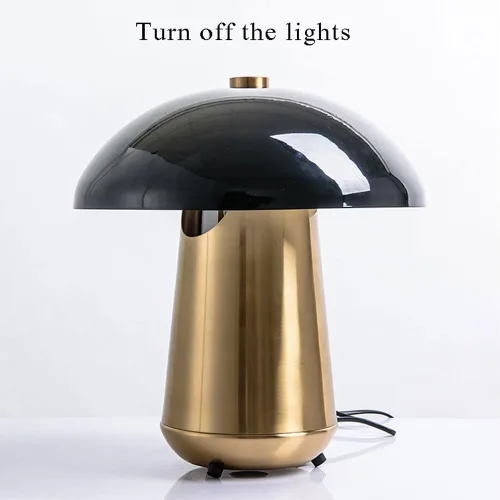 Vista 9 de Lámparas de escritorio clásicas de latón para oficina en casa, lámpara de mesa de metal reativo, lámpara de mesa de metal reativo, lámpara