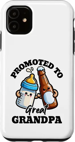 Vista 8 de Great Grandpa to Be Promoted to Great Grandpa Est. 2026 2027 Case for iPhone 16