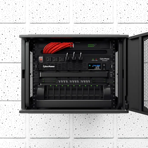 Vista 6 de CyberPower CP500PFCRM1U PFC Sinewave UPS Battery Backup and Surge Protector