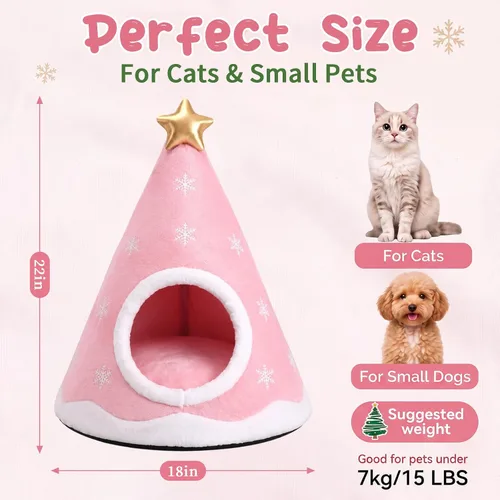 Vista 2 de RattanView Cojín de casa para gatos para mascotas de interior gatito, árbol