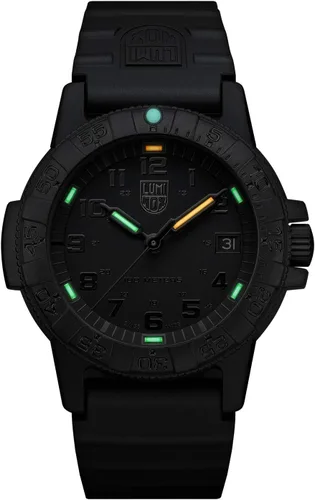Vista 7 de Luminox Leatherback Sea Turtle Reloj de cuarzo analógico resistente al agua de 328.1 ft Negro
