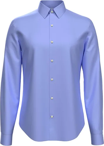 Vista 2 de Calvin Klein Men's Dress Shirt Xtreme Slim Fit Stain Shield Stretch Solid