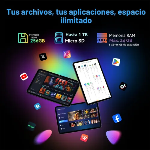 Vista 7 de 13.4 pulgadas Las mejores tabletas Android 15 de 2025 con teclado y lápiz, pantalla grande de 13+ pulgadas Tablet PC 2 en 1 con estuche, lápiz