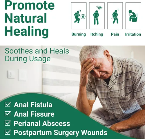 Vista 3 de LMNOOP® Crema de cuidado perianal, heridas de curación rápida para fisura del ano, absceso, úlcera, infección, cirugía posparto y fístula anal
