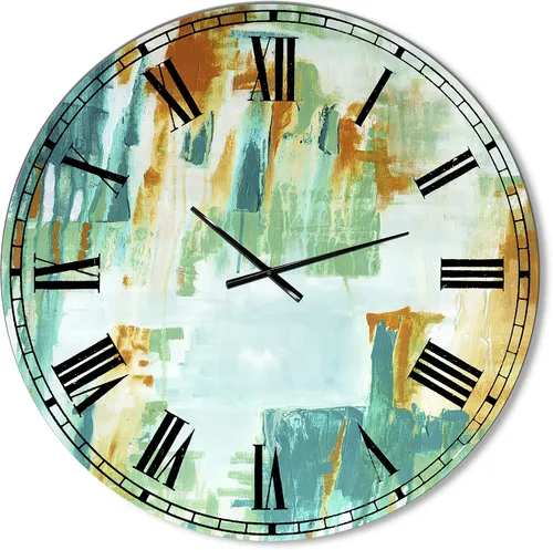 Vista 10 de DesignQ 'Personality' - Reloj de pared grande y moderno de 3 paneles para el hogar, dormitorio, baño, oficina, sala de estar