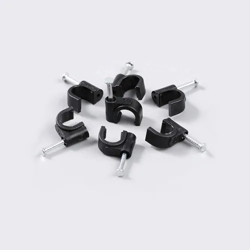 Vista 4 de TENINYU Paquete de 200 clips de cable para cables Ethernet para cable de 0.276 in para cable RG6 Cat6, color negro