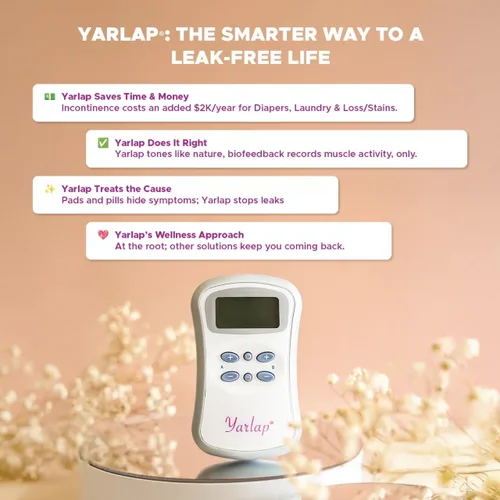 Vista 9 de Yarlap® con AutoKegel® Entrenador de suelo pélvico aprobado por la FDA Diseñado en Estados Unidos, fabricado en el Reino Unido con un alto